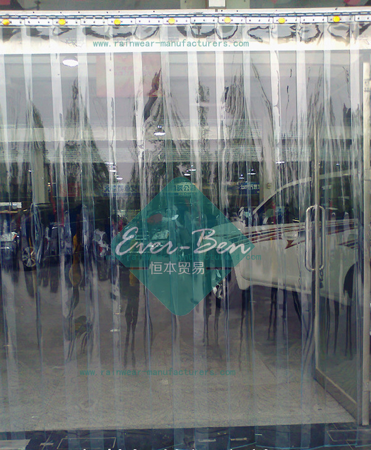 Plastic Curtains-Clear Vinyl Flaps